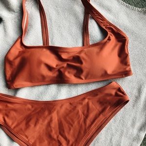 Burnt Orange Two Piece Bikini ✨